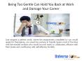 Being Too Gentle Can Hold You Back at Work and Damage Your Career PowerPoint PPT Presentation