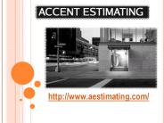 Construction Estimating Service