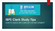 IBPS Clerk 2017 Preparation Tips