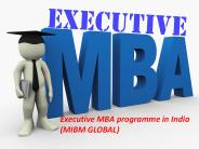 Executive MBA programme in India (MIBM GLOBAL)