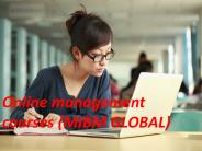Official graduate degree like online management courses