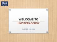 We Offer Dundee Student Storage Services