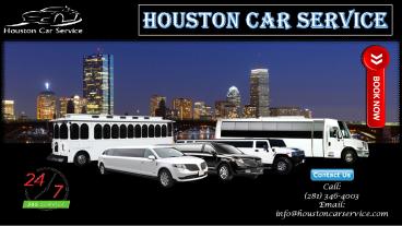 Cheap car service Houston