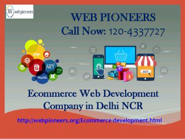 Ecommerce Development Company | Ecommerce web Development