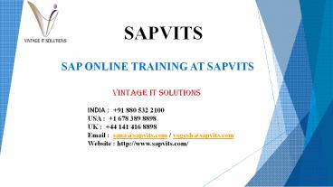 SAP Training UAE