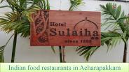 Indian food restaurants