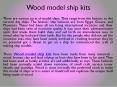 Wood model ship kits PowerPoint PPT Presentation