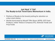 Just heat ‘n’ eat - The Ready to Eat Trend Gains Momentum in India