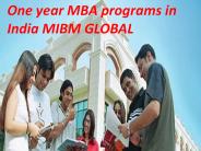 Contact {[{MIBM GLOBAL}]} one year MBA programs in India