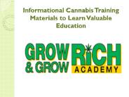 Informational Cannabis Training Materials to Learn Valuable Education
