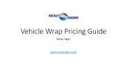 Vehicle Wrap Pricing Guide