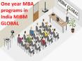 One year MBA programs in India PowerPoint PPT Presentation