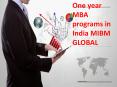 MIBM GLOBAL One year MBA programs in India PowerPoint PPT Presentation