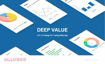 DEEP VALUE UX / UI Design for Trading Web App