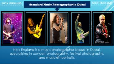 Dubai Music Photography Service At Right Price