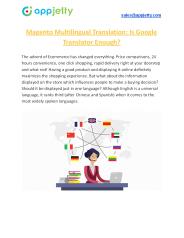 Magento Multilingual Translation: Is Google Translator Enough?