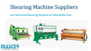 Shearing Machine Suppliers