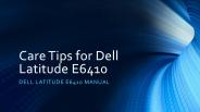 Dell Latitude e6410 Manual