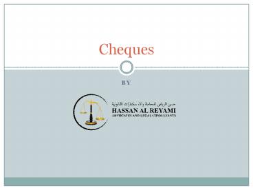 Cheques