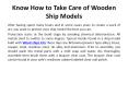 Wood ships kits PowerPoint PPT Presentation