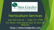 Horticulture Services