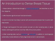 3D Mammography | Dense Breast Info Inc.