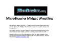 MicroBrawlers Midget Wrestling PowerPoint PPT Presentation