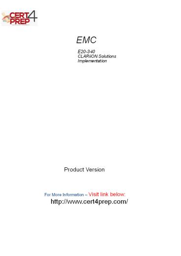 E20-340 Training kit