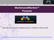 Agricultural Surfactants Market