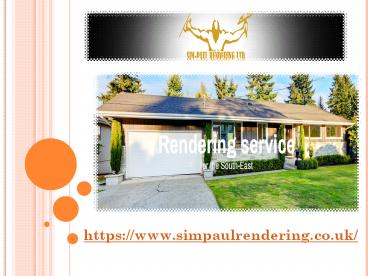 coloured render essex