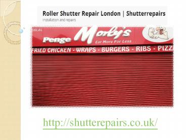 Emergency shutter repair london