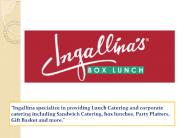 Ingallina Catering Company