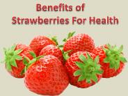 Benefits of strawberries for health