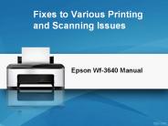 Epson WF-3640 Manual