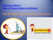 How to Choose Packers and Movers for Shifting
