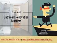 Bathroom Renovations Blunders Overview