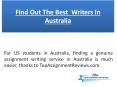 Find out the native PhD writers in Australia PowerPoint PPT Presentation