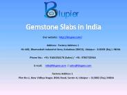 Gemstone Slabs in India