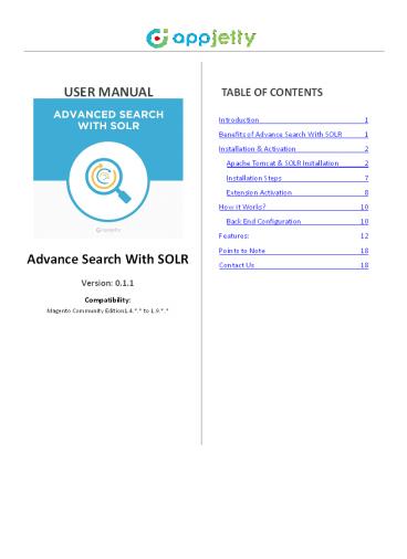 Magento Advanced Search With Solr Extension