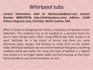 whirlpool tubs