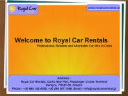 Welcome to Royal Car Rentals