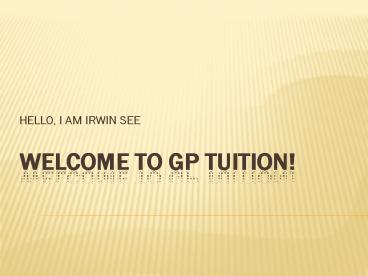 GP Tuition Singapore (1)