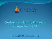 Teaching at Private Schools in Orange County CA