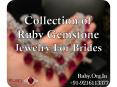 Collection Of Ruby Gemstones Jewelry For Brides