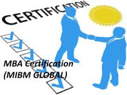 MBA certification