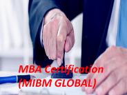 Need MBA certification? Dial MIBM GLOBAL