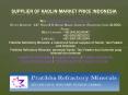 Supplier of Kaolin Market Price Indonesia PowerPoint PPT Presentation