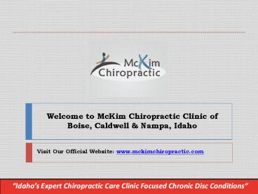 Find Reliable Chiropractic Treatment | Mckim Chiropractic Clinic