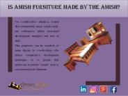 Is Amish Furniture made by the Amish?