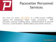 The Temporary Staffing and Services in Houston